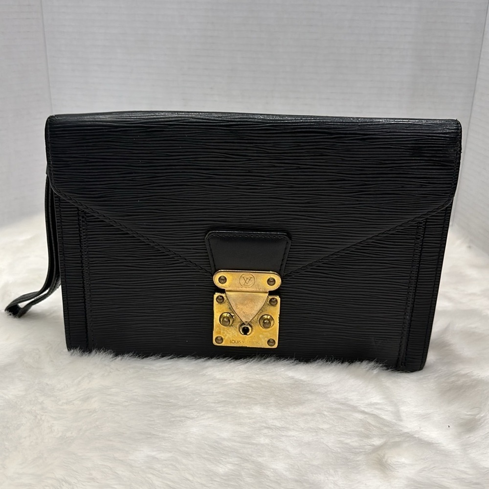 authentic Preloved Louis Vuitton EPI BIFACE clutch bag M10994 with many callouts